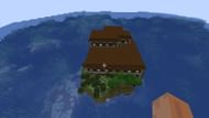 The spawn point in this seed takes the concept of a survival island to the next level (Image via u/ElegantComplaint7795/Reddit)